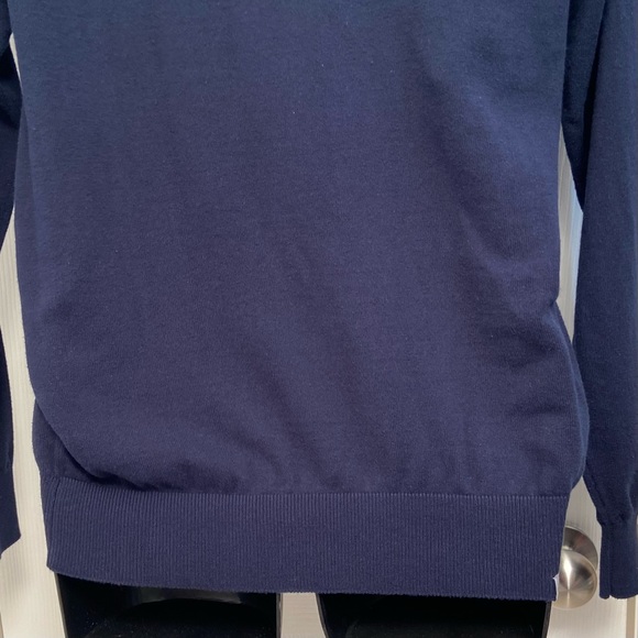 Bench men blue v neck long sleeves pullover sweater,Size L. Pre- owned condition - Picture 5 of 15